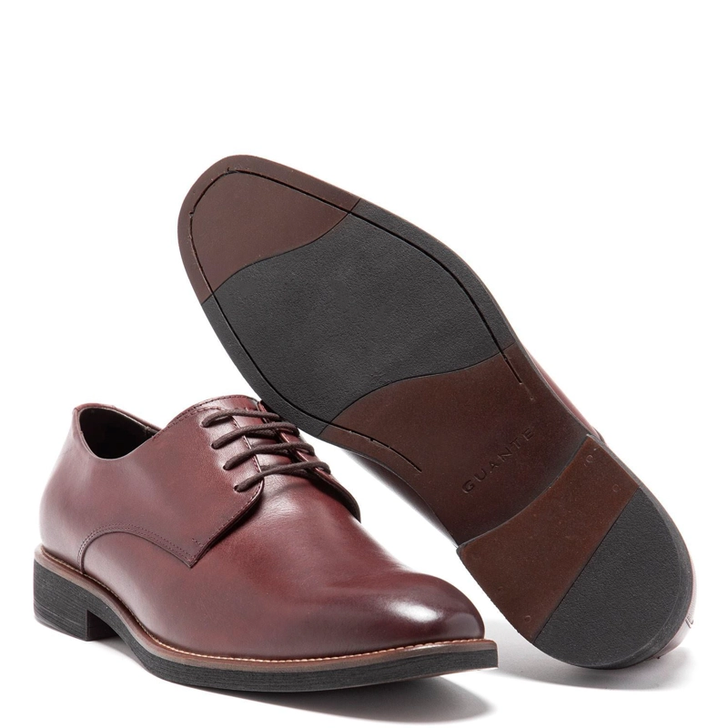ZAPATO DE CUERO HOMBRE GUANTE GUINDA BERLIN 0035407 - 4