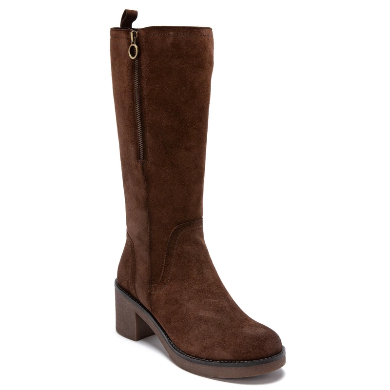 BOTA DE CUERO MUJER GACEL MARRON MEG - 3