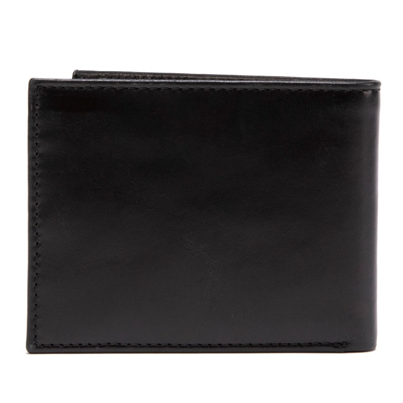BILLETERA DE CUERO HOMBRE GUANTE NEGRO SIMPLE - 2