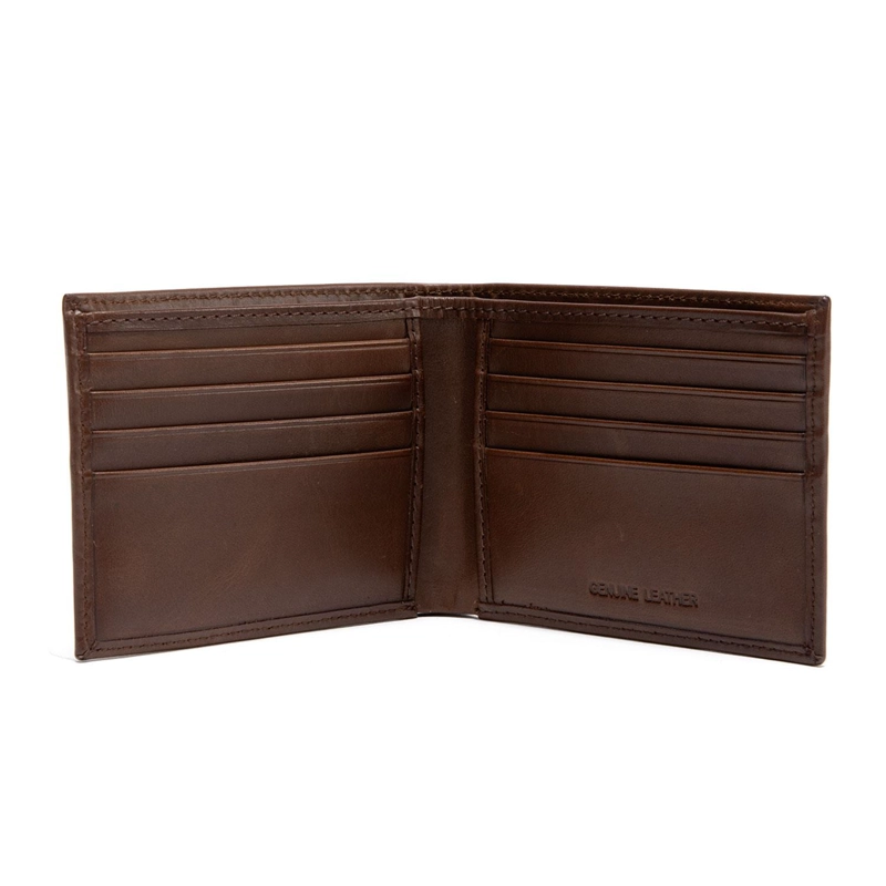 BILLETERA DE CUERO HOMBRE GUANTE CAMEL SIMPLE - 3