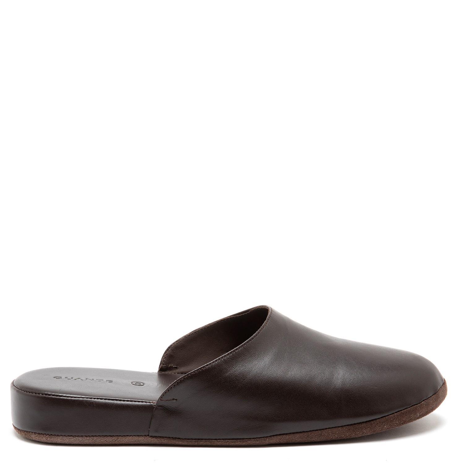 PANTUFLAS HOMBRE GUANTE CHOCOLATE - 1