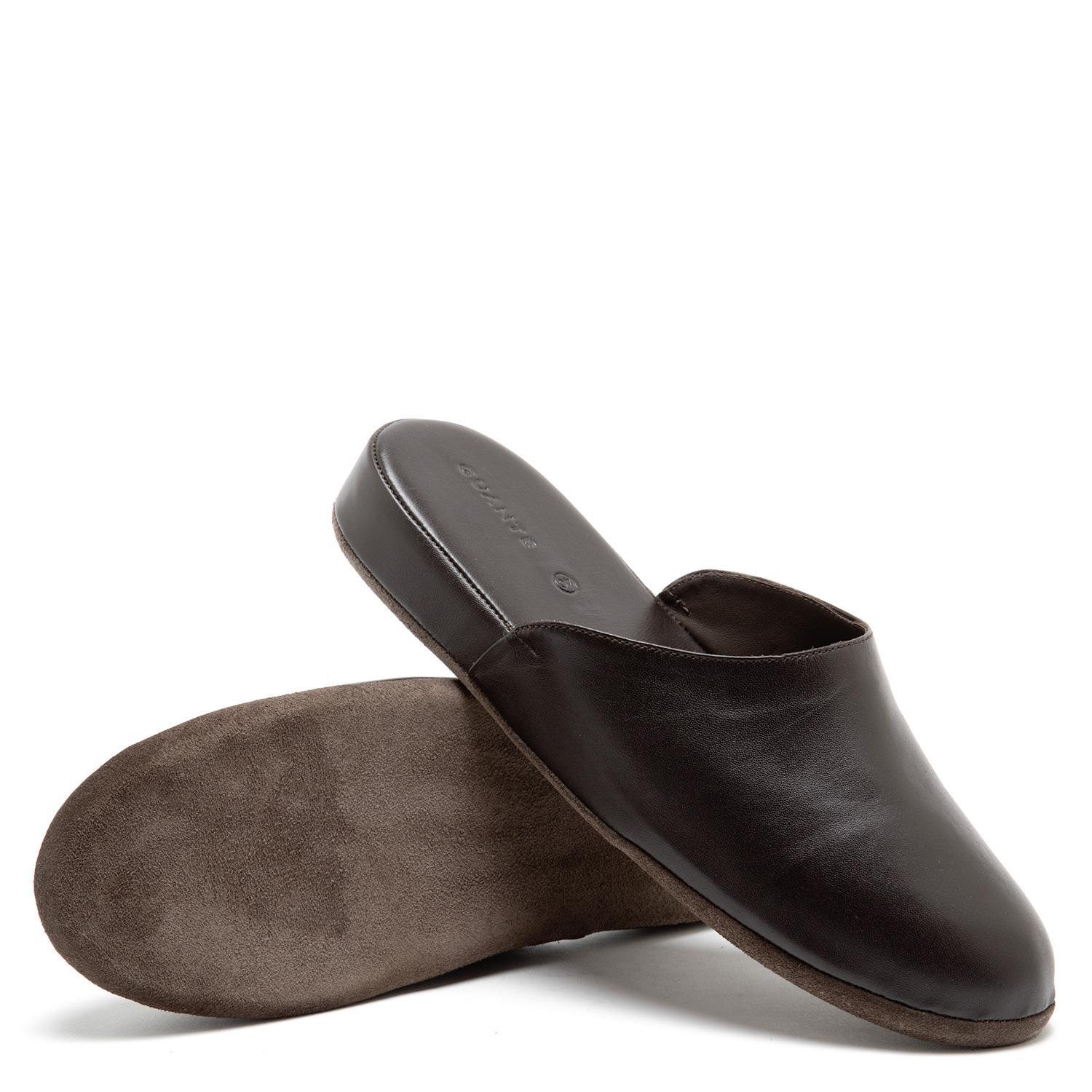 PANTUFLAS HOMBRE GUANTE CHOCOLATE - 3