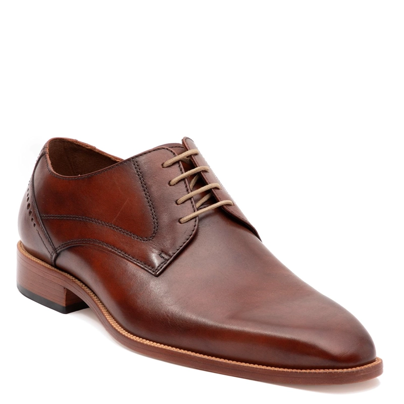 ZAPATO DE CUERO HOMBRE GUANTE CAFE  SUELA NATURAL 0035558 - 3