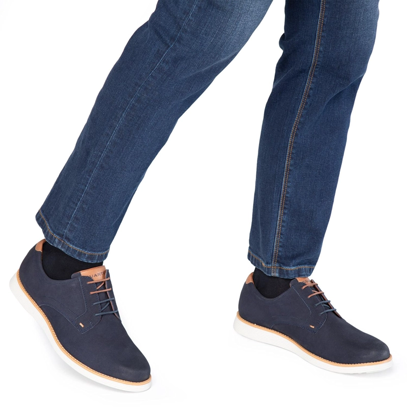 ZAPATO DE CUERO HOMBRE GUANTE MARINO PRINCE 0035546 - 2