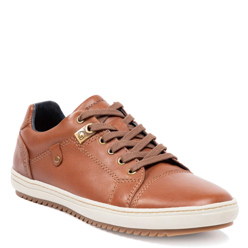 ZAPATILLA DE CUERO HOMBRE GUANTE CHOCOLATE KANSAS 0035589 - 3