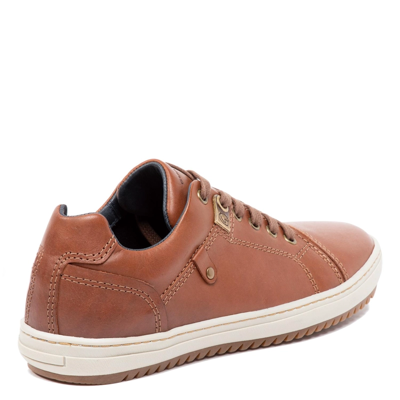 ZAPATILLA DE CUERO HOMBRE GUANTE CHOCOLATE KANSAS 0035589 - 5