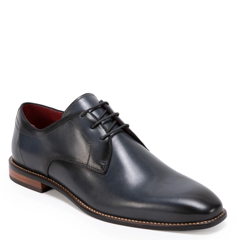 ZAPATO DE CUERO HOMBRE GUANTE MARINO SUELA 0035557 - 3
