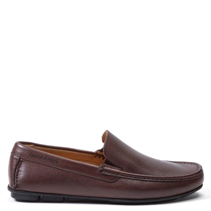 MOCASINES HOMBRE GUANTE CUERO ANCONA CHOCOLATE - 1