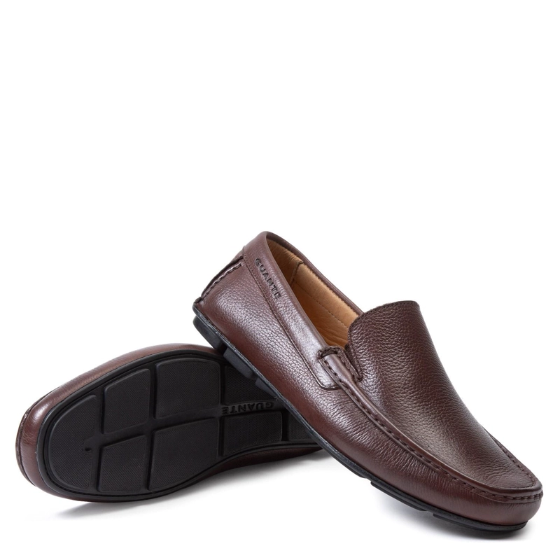 MOCASINES HOMBRE GUANTE CUERO ANCONA CHOCOLATE - 4