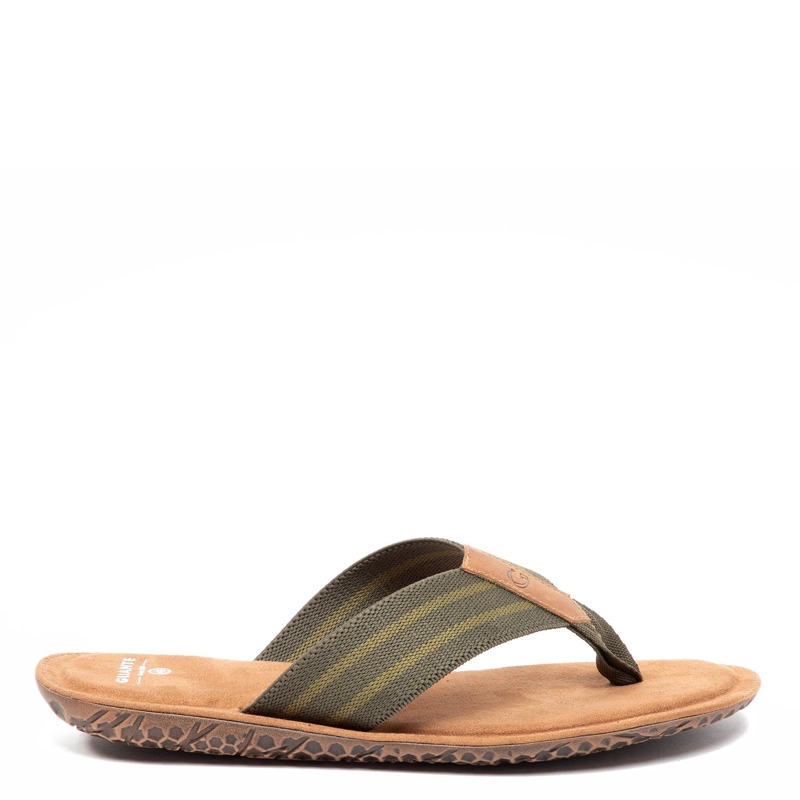 SANDALIAS HOMBRE GUANTE CUERO VERDE ABIERTA CADIZ - 1