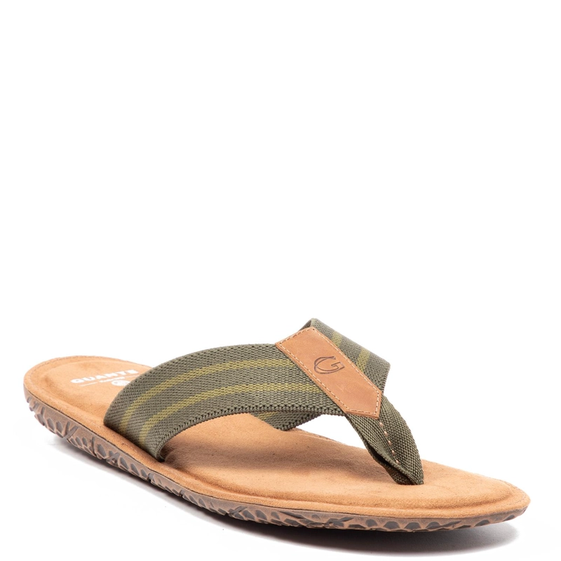 SANDALIAS HOMBRE GUANTE CUERO VERDE ABIERTA CADIZ - 2