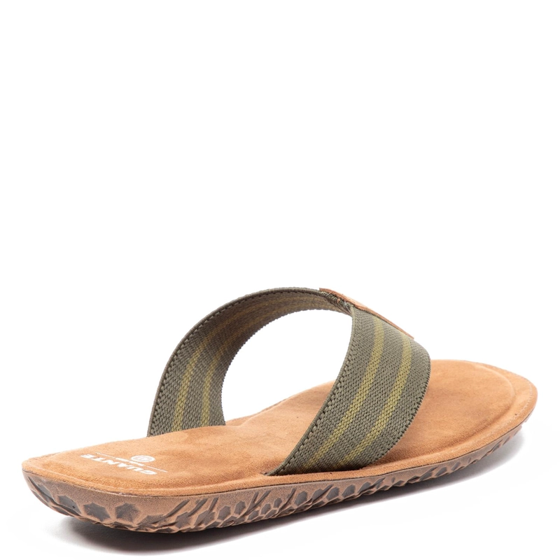 SANDALIAS HOMBRE GUANTE CUERO VERDE ABIERTA CADIZ - 4