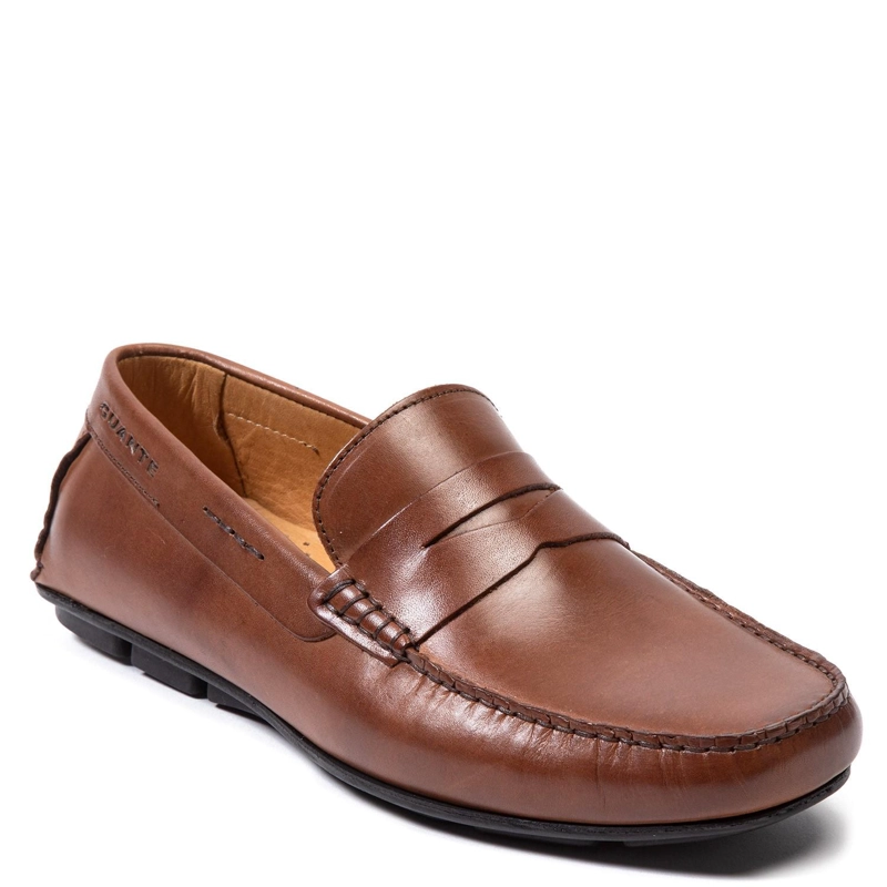MOCASIN DE CUERO HOMBRE GUANTE BRANDY ANCONA - 3