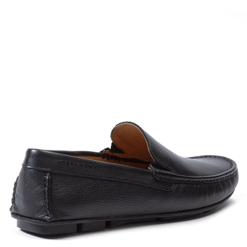 MOCASIN DE CUERO HOMBRE GUANTE NEGRO ANCONA 0034358 - 5
