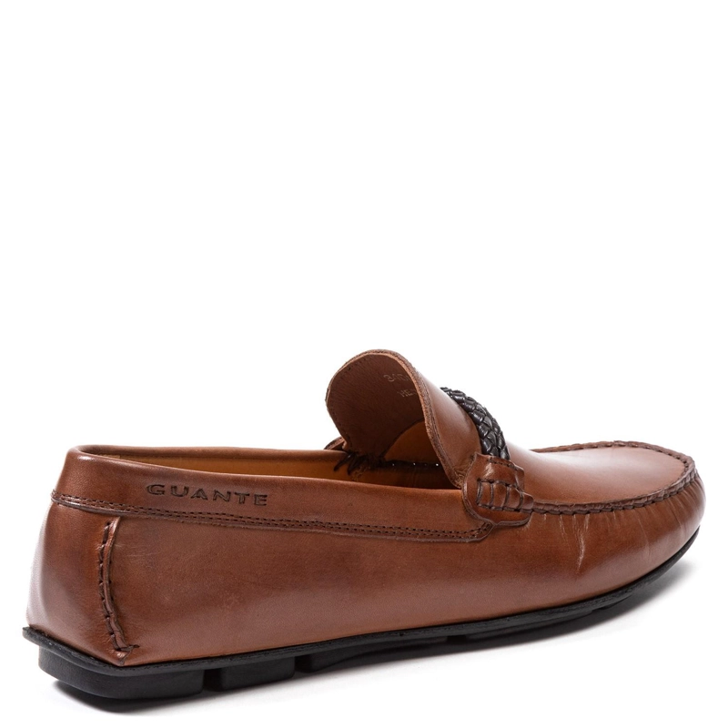 MOCASIN DE CUERO HOMBRE GUANTE BRANDY ANCONA 0034062 - 5