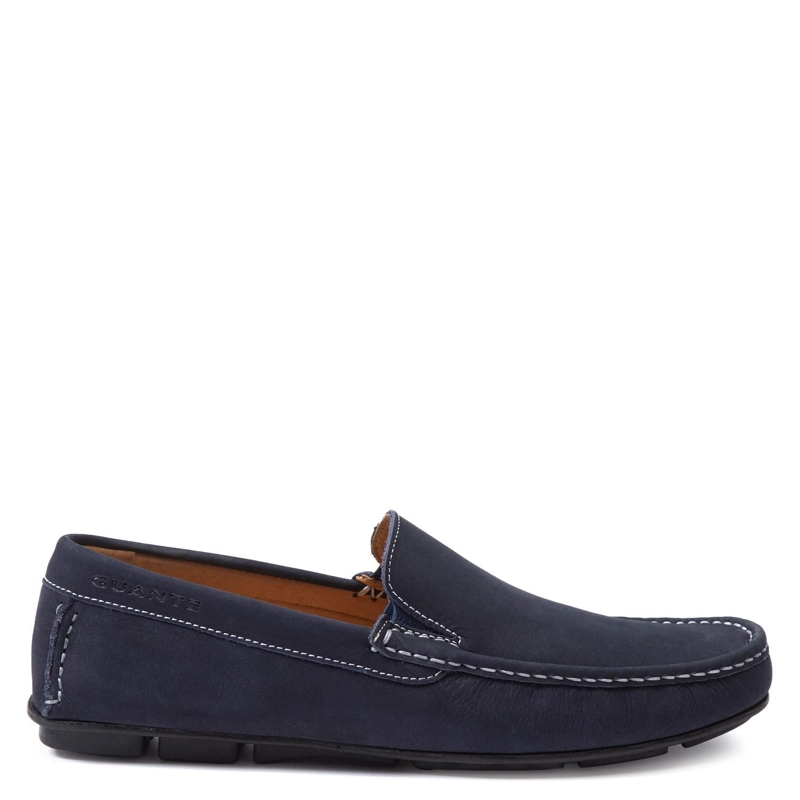 MOCASINES HOMBRE GUANTE CUERO ANCONA MARINO - 1