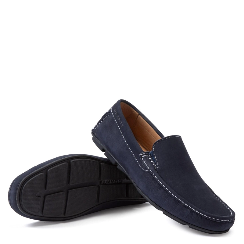 MOCASINES HOMBRE GUANTE CUERO ANCONA MARINO - 4