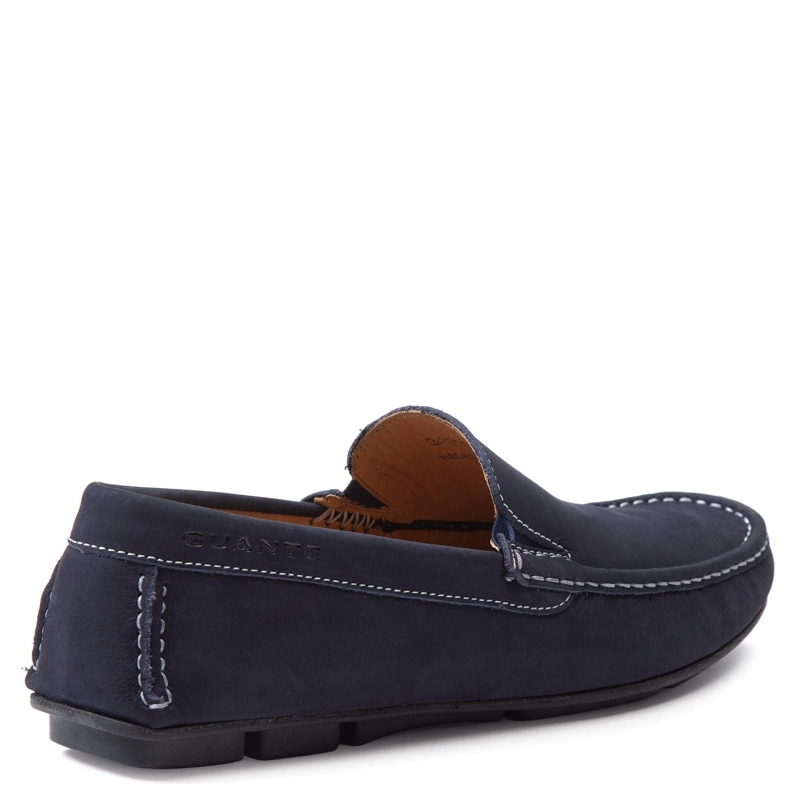 MOCASINES HOMBRE GUANTE CUERO ANCONA MARINO - 5