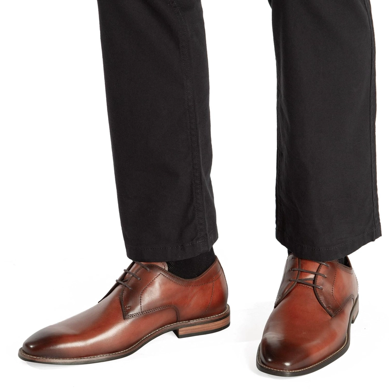 ZAPATO DE CUERO HOMBRE GUANTE BRANDY SUELA 0035556 - 2
