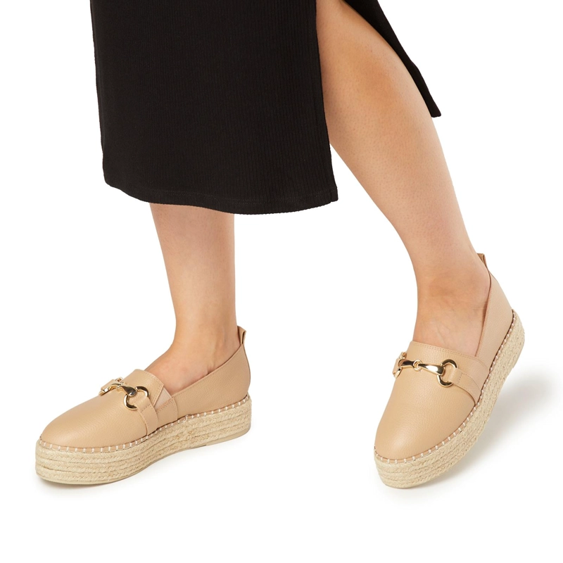 ALPARGATAS MUJER GACEL CUERO BEIGE MAIRA - 2