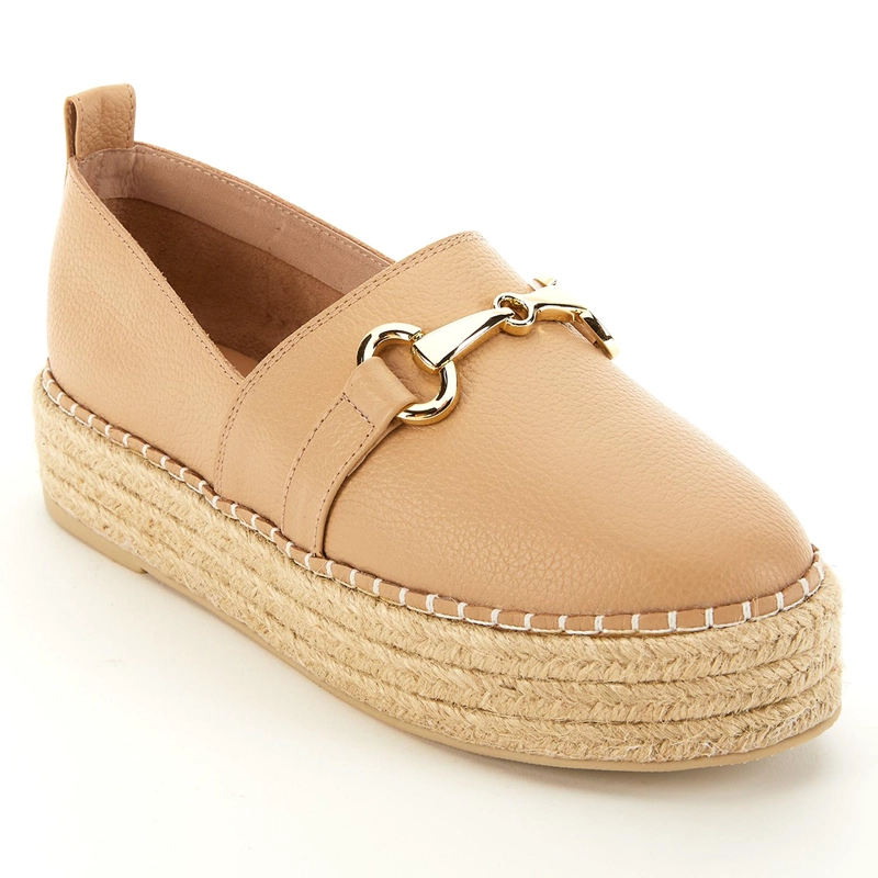 ALPARGATAS MUJER GACEL CUERO BEIGE MAIRA - 3