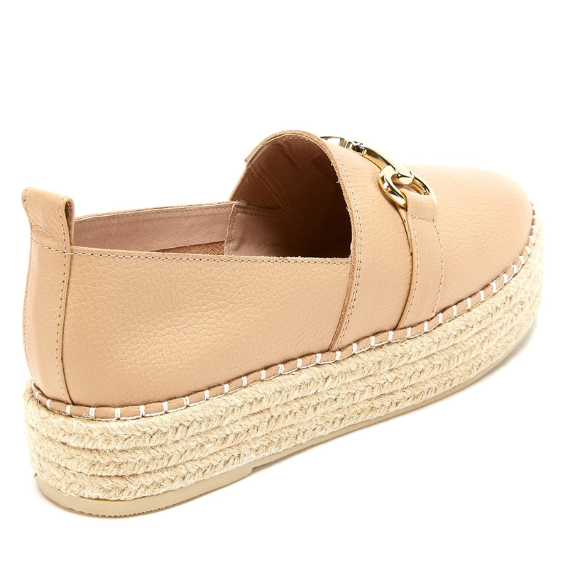 ALPARGATA DE CUERO MUJER GACEL BEIGE MAIRA 0659624 - 5