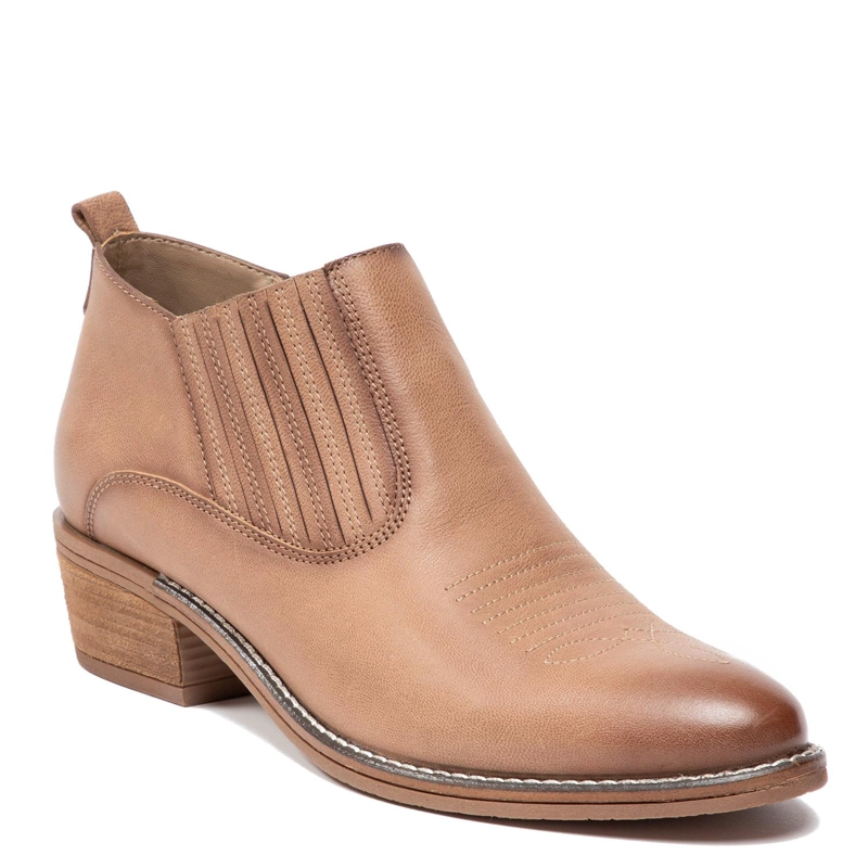 BOTIN DE CUERO MUJER GACEL TAUPE GINA - 3