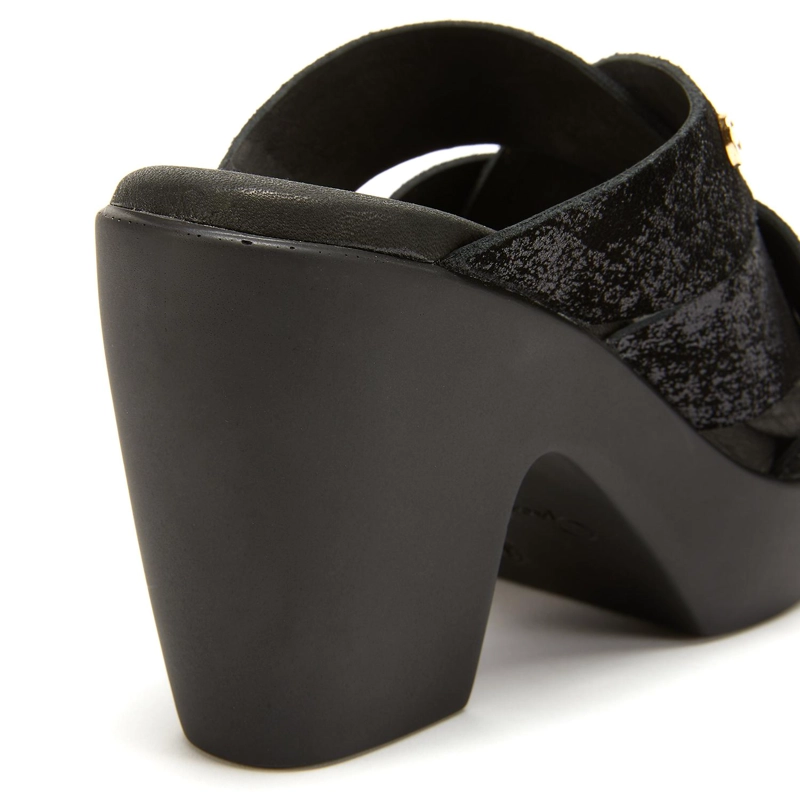 SANDALIA DE CUERO MUJER GACEL NEGRO DALIA 0659819 - 4