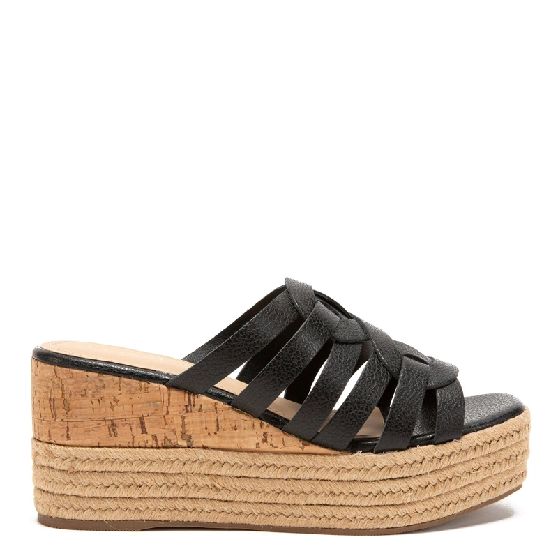 SANDALIAS MUJER GACEL CUERO NEGRO EDUARDA - 1