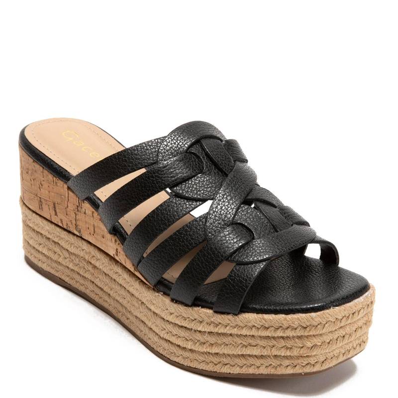 SANDALIAS MUJER GACEL CUERO NEGRO EDUARDA - 3