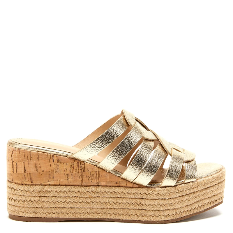 SANDALIAS MUJER GACEL CUERO DORADO EDUARDA - 1