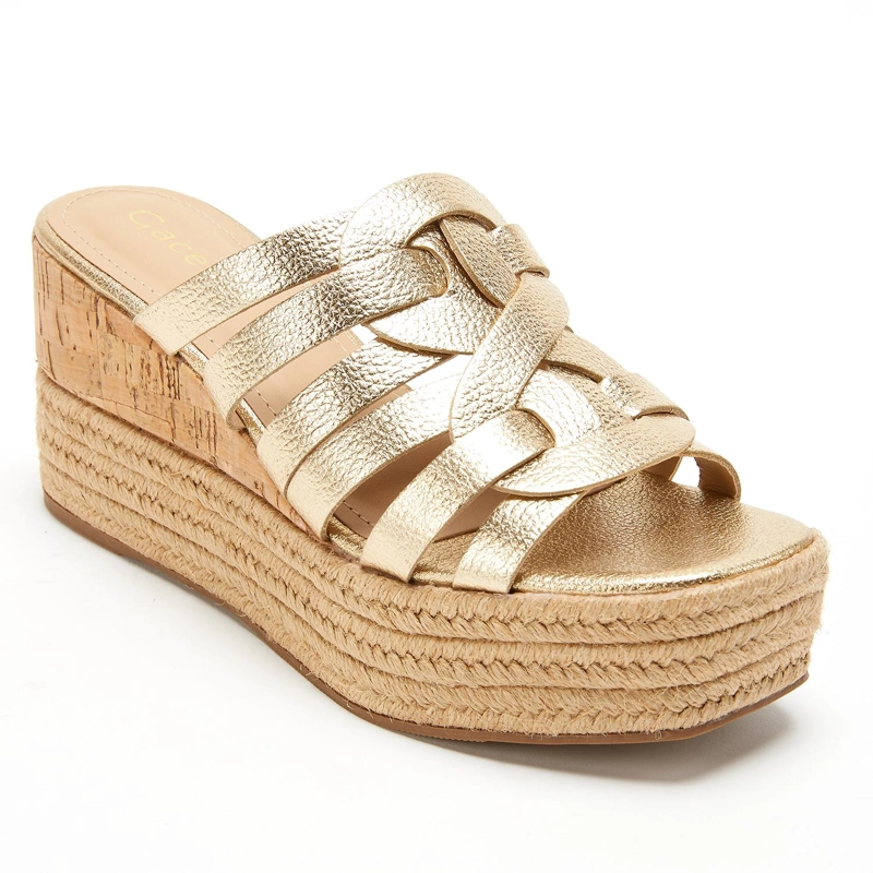 SANDALIAS MUJER GACEL CUERO DORADO EDUARDA - 3