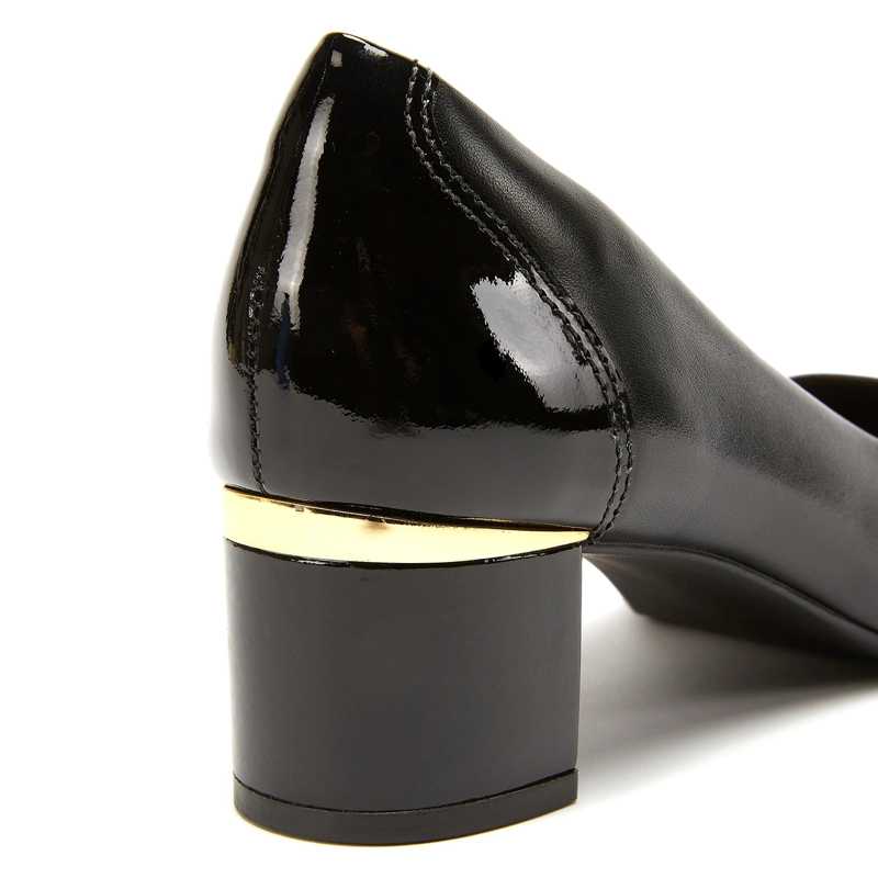 ZAPATO DE CUERO MUJER GACEL NEGRO ELISA - 4