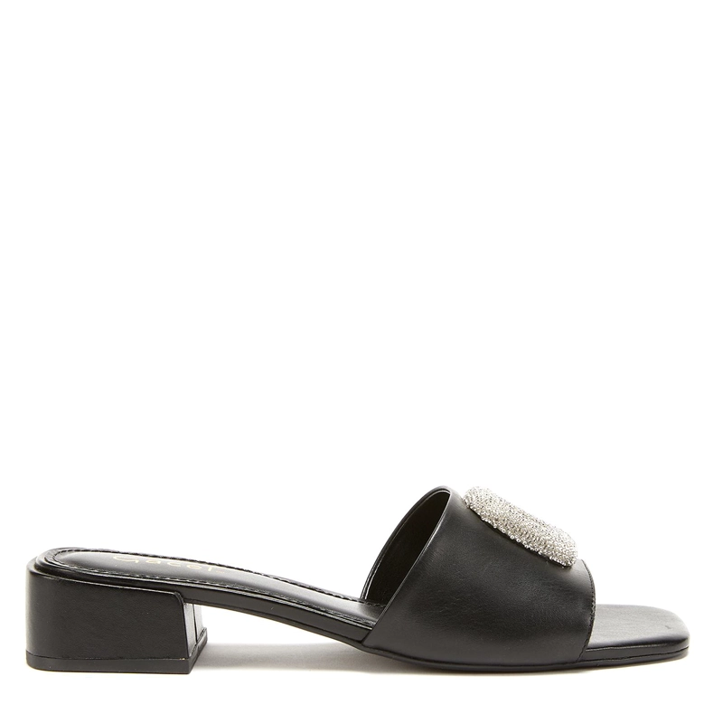SANDALIAS MUJER GACEL CUERO NEGRO MAITE - 1