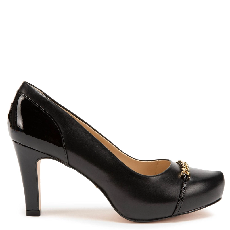 ZAPATO DE CUERO MUJER GACEL NEGRO KATERINA - 1