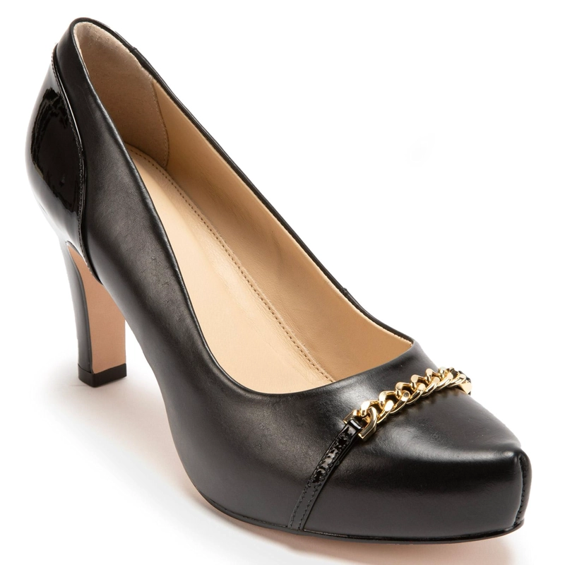 ZAPATO DE CUERO MUJER GACEL NEGRO KATERINA - 2