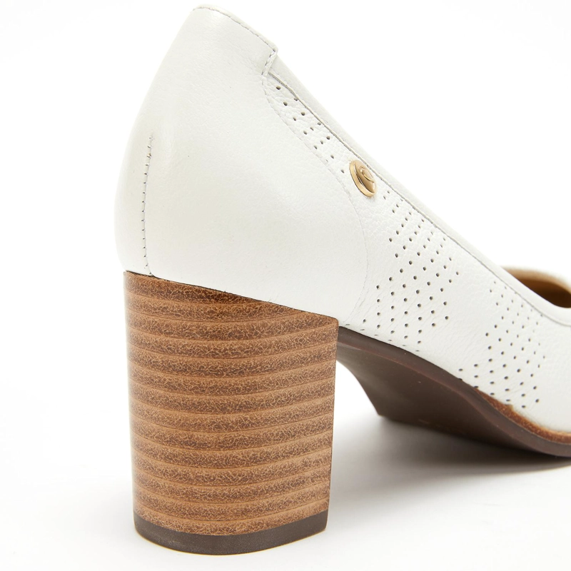 ZAPATO DE CUERO MUJER GACEL BLANCO ELVIRA 0659519 - 4