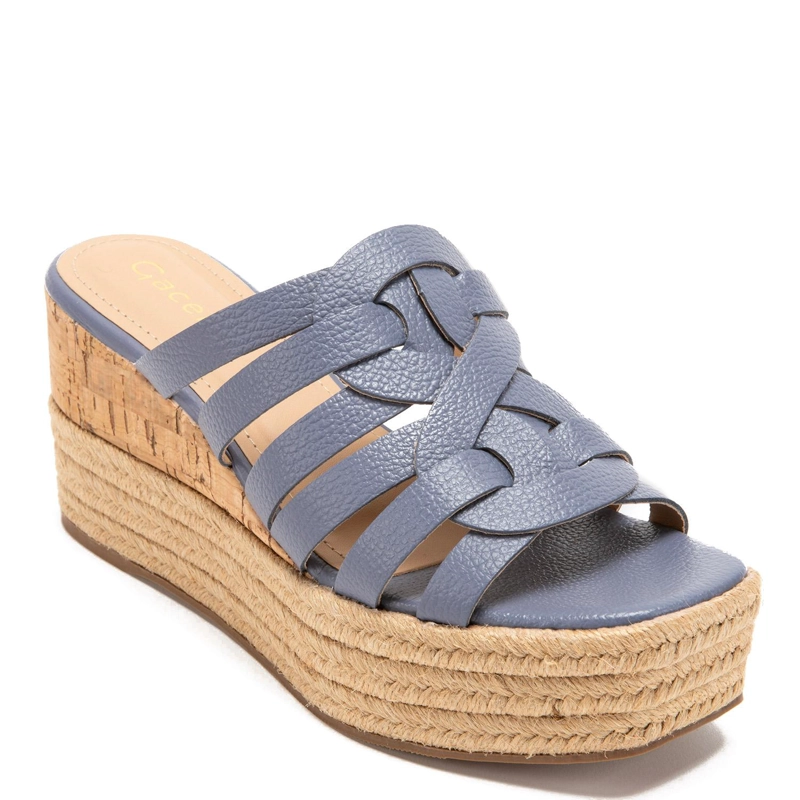 SANDALIA DE CUERO MUJER GACEL DENIM EDUARDA 0659518 - 3