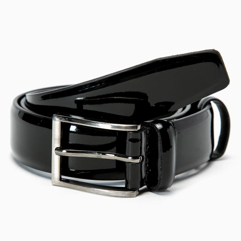 CINTURON DE CUERO HOMBRE GUANTE NEGRO - 1
