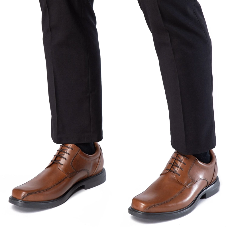 ZAPATO DE CUERO HOMBRE GUANTE DARK CAMEL FERGUSON 0035588 - 2