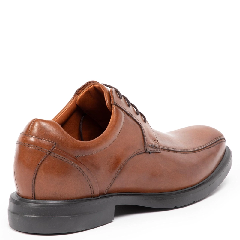 ZAPATO DE CUERO HOMBRE GUANTE DARK CAMEL FERGUSON 0035588 - 5