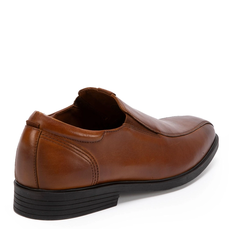ZAPATO DE CUERO HOMBRE GUANTE DARK CAMEL LIGURIA 0035593 - 5