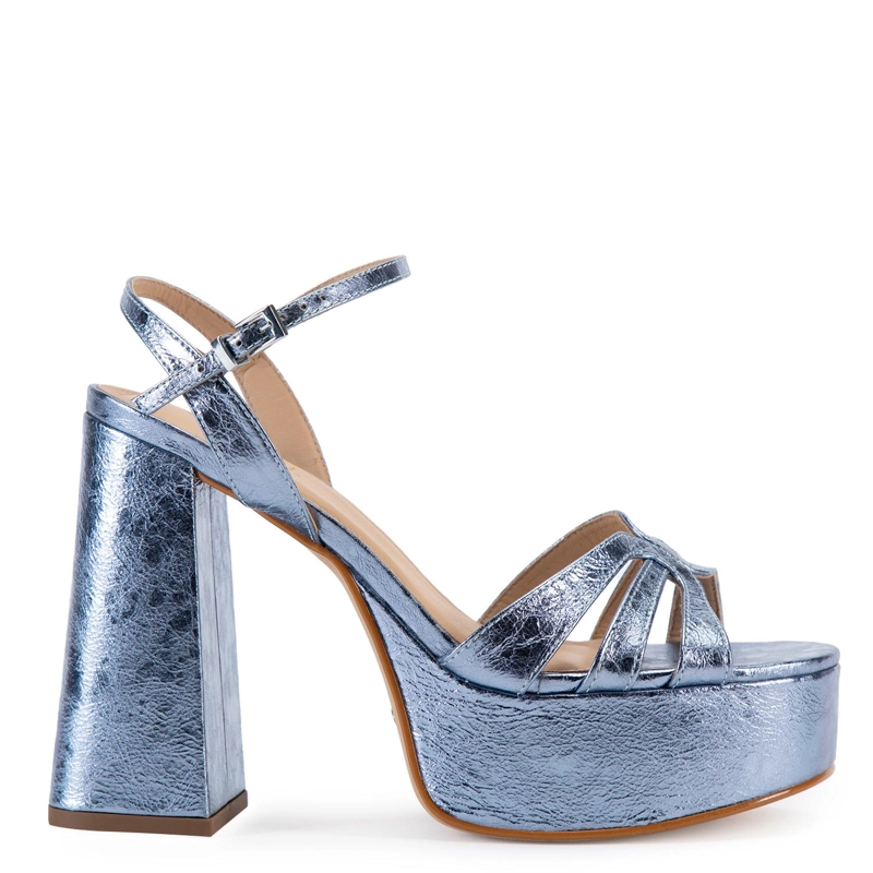 SANDALIA DE CUERO MUJER GACEL CELESTE RUE 0659717 - 1