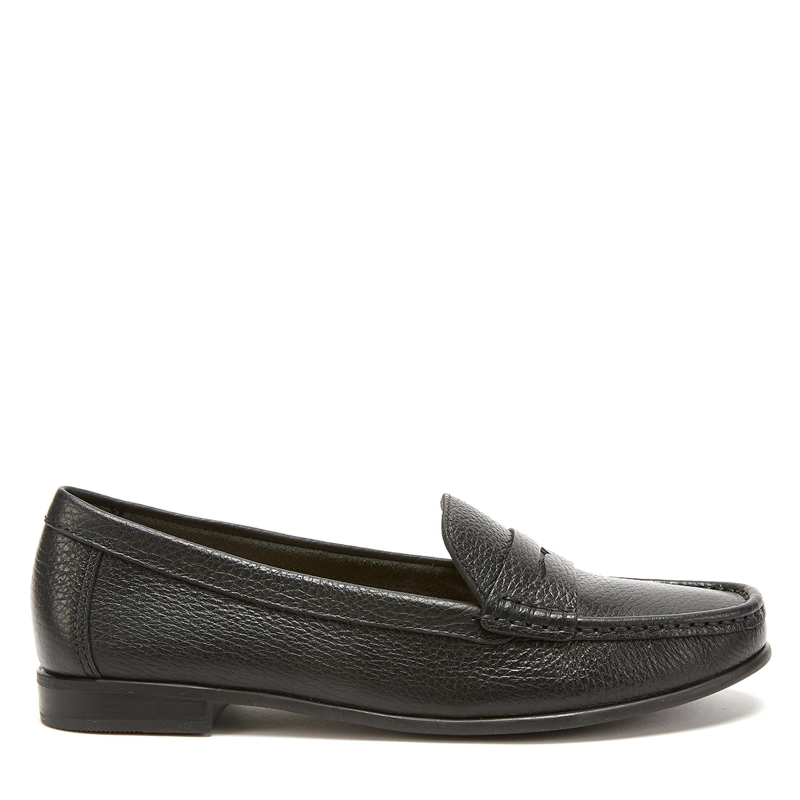 MOCASINES MUJER GACEL CUERO NEGRO SIRI - 1