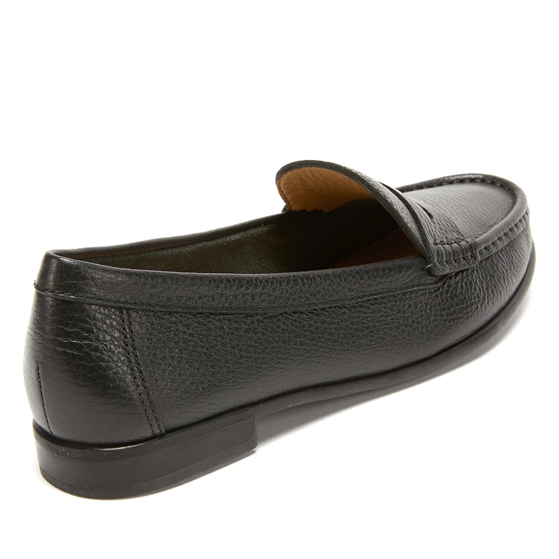 MOCASINES MUJER GACEL CUERO NEGRO SIRI - 5