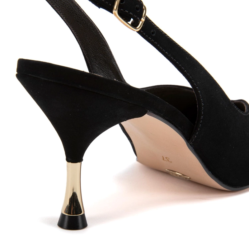ZAPATO DE CUERO MUJER GACEL NEGRO NAIROBI - 4