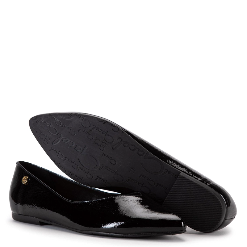 BALLERINAS MUJER GACEL CUERO NEGRO KIM - 4