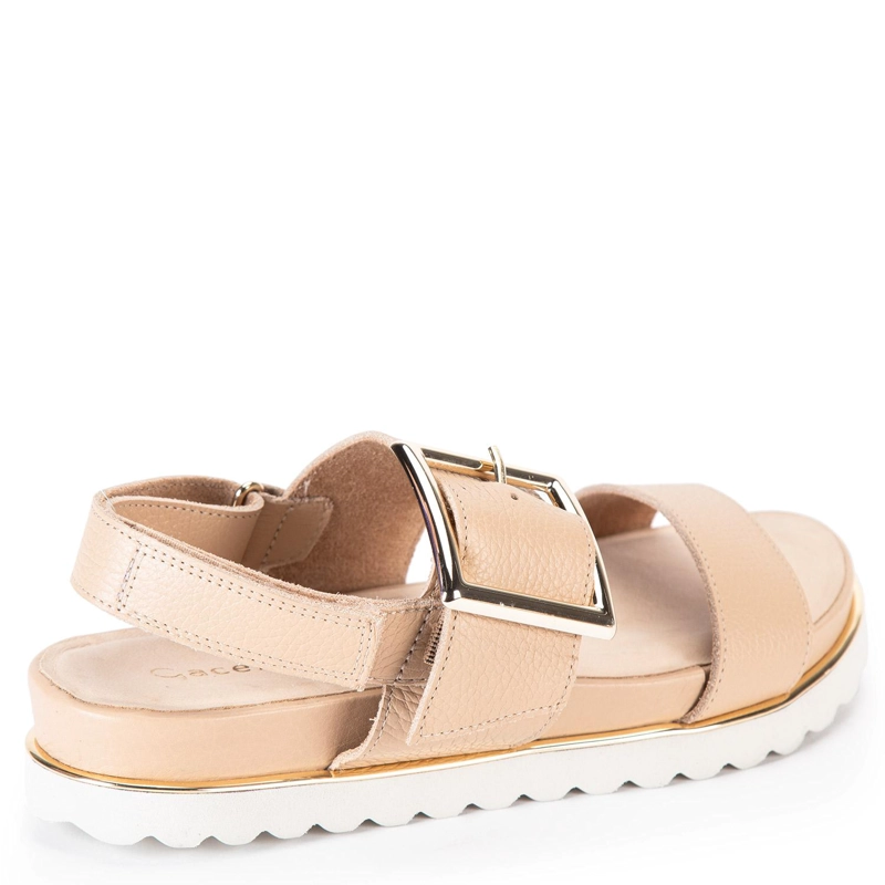 SANDALIAS MUJER GACEL CUERO ASHANTI - 5