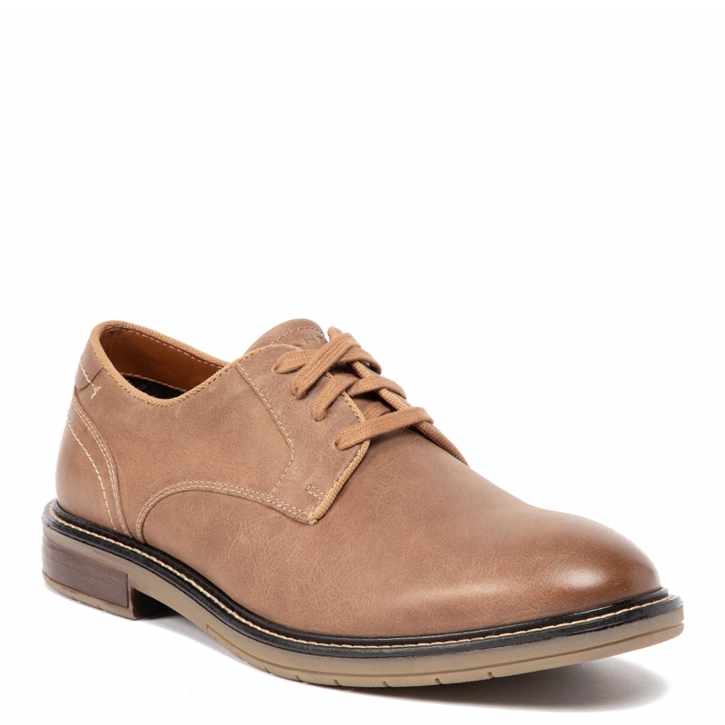 ZAPATO DE CUERO HOMBRE GUANTE TAUPE CASPER 0035518 - 3