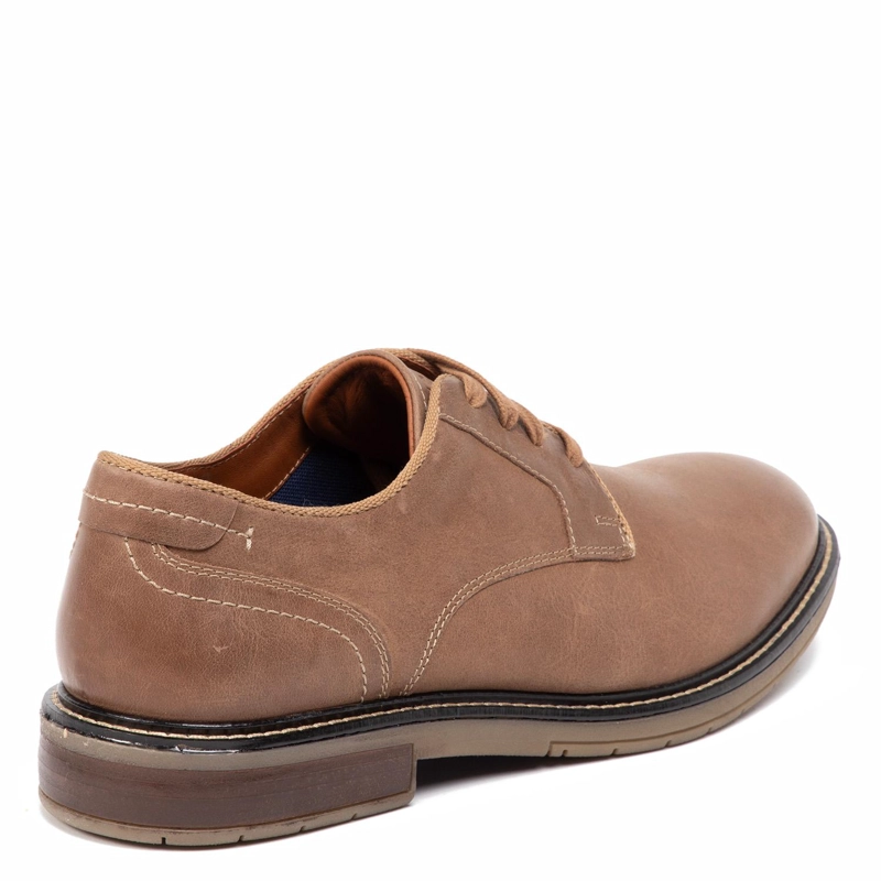 ZAPATO DE CUERO HOMBRE GUANTE TAUPE CASPER 0035518 - 5